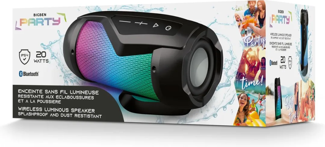 Bigben Party Mini Bluetooth Speaker - 20W - Zwart