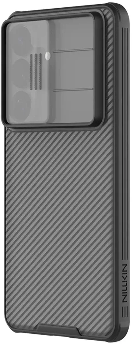 Nillkin CamShield Hoesje Samsung Galaxy S26 Plus - Camera Slider - Transparant Zwart