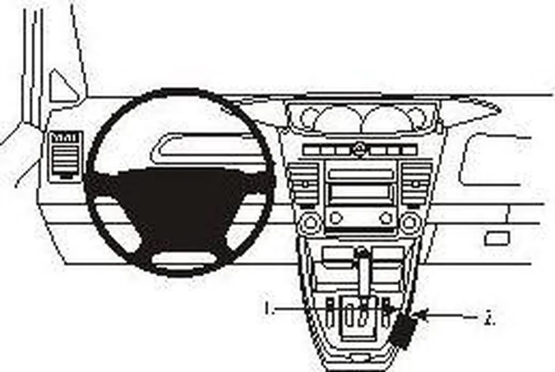Brodit ProClip 833820 Consolehouder - Zwart