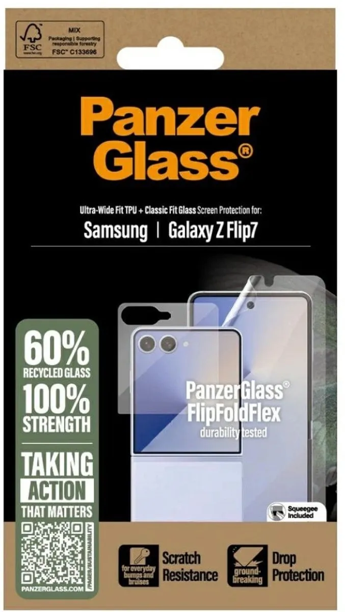 PanzerGlass Screenprotector PG96045 - Samsung Galaxy Z Flip 7