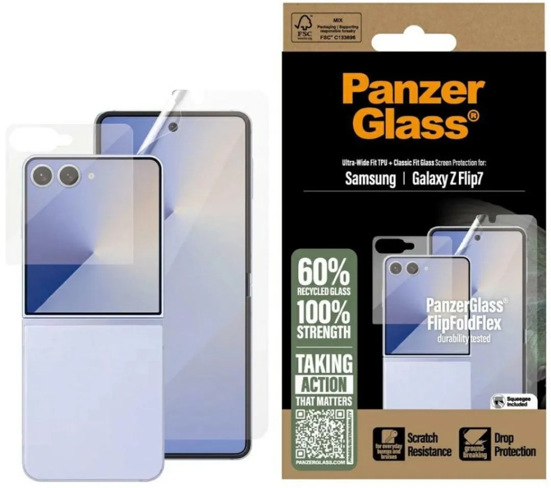PanzerGlass Screenprotector PG96045 - Samsung Galaxy Z Flip 7 - afbeelding 6 van 6