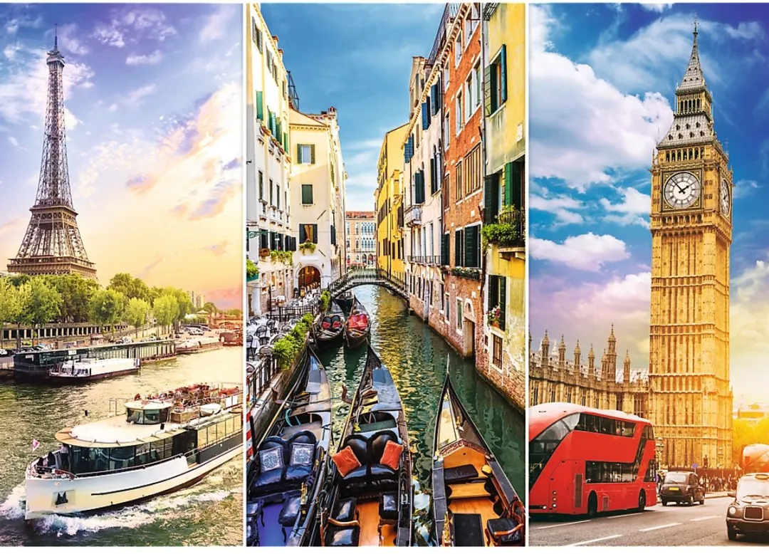 Trefl 4000 Trip around Europe Puzzel