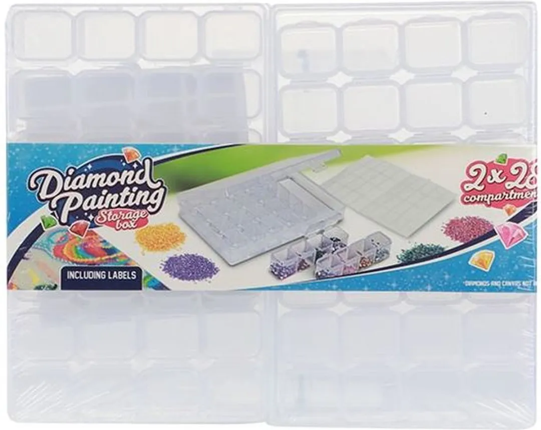 Toi-Toys Diamond Painting Opbergdoos 2x28-vaks