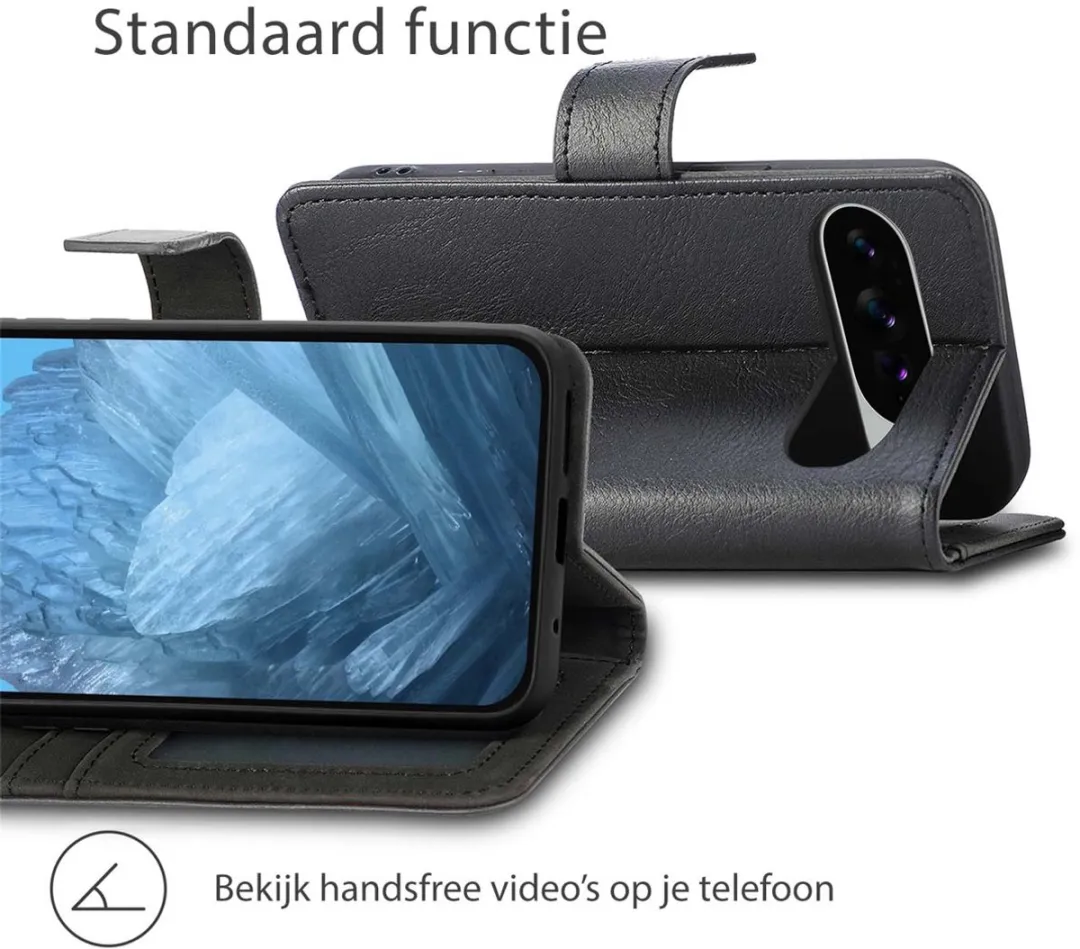 Imoshion Hoesje Google Pixel 10/10 Pro - 3 Pasjes - Zwart