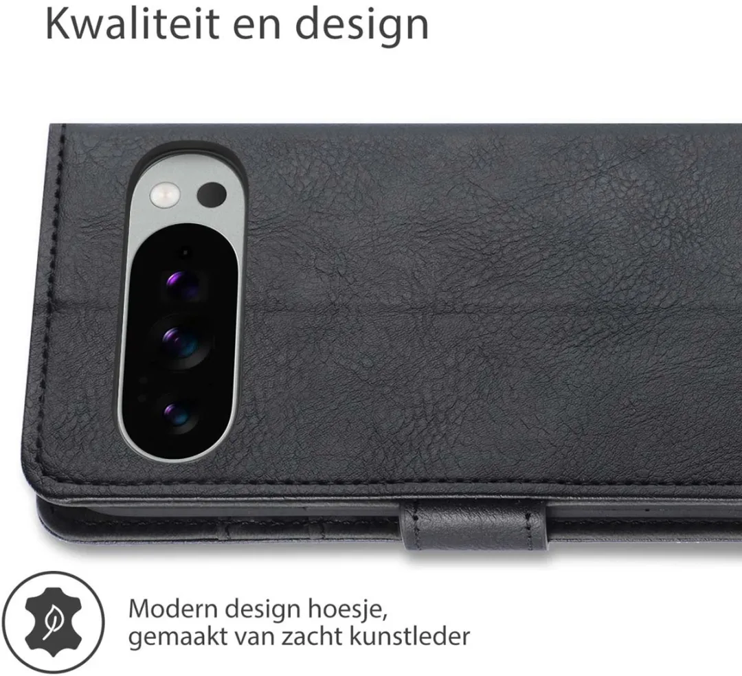 Imoshion Hoesje Google Pixel 10/10 Pro - 3 Pasjes - Zwart