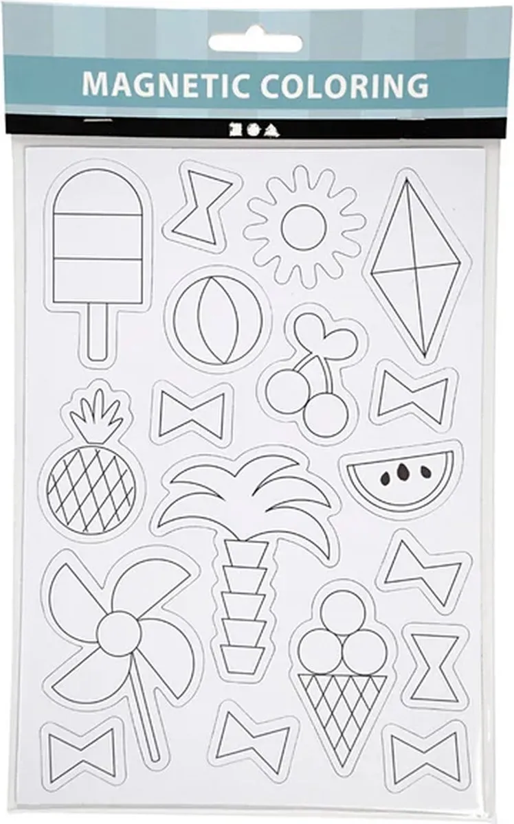 Creativ Company CC Magneten Zomer - Wit