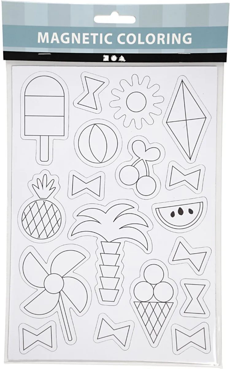 Creativ Company CC Magneten Zomer - Wit
