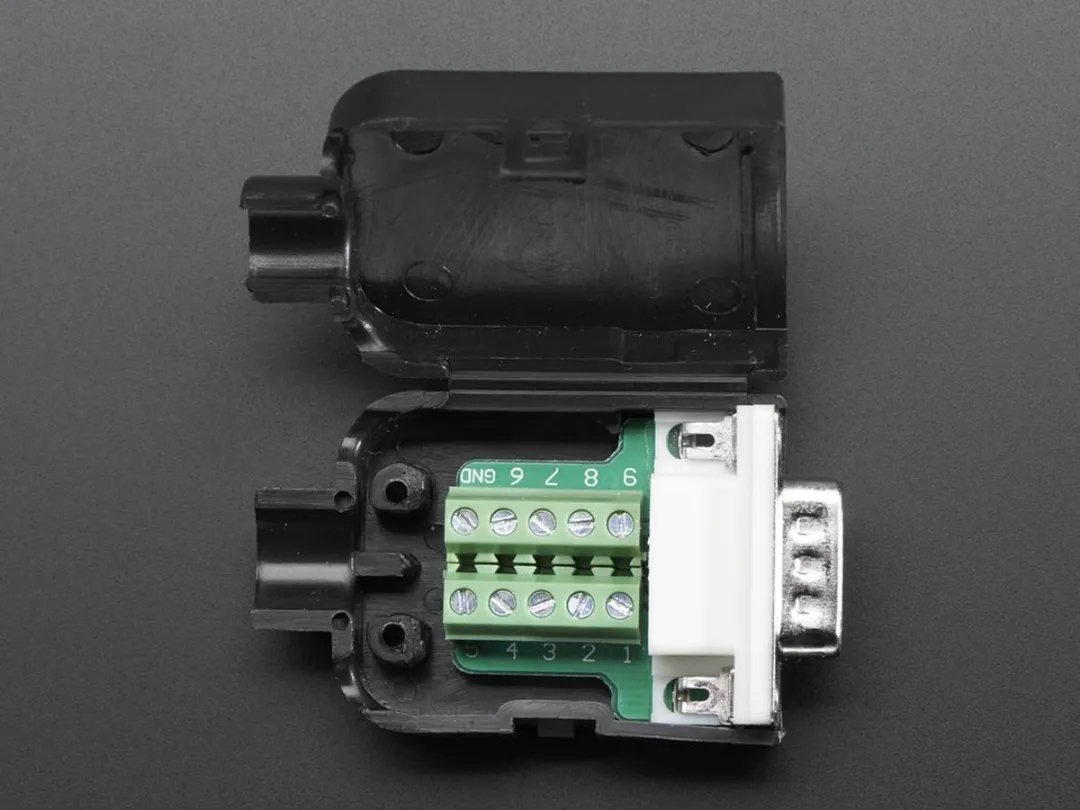 Adafruit DB9 Male Plug Terminal Block Breakout 3123