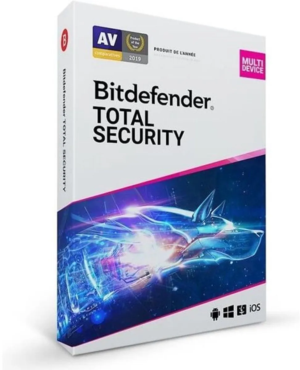 Bitdefender - Total Security 2021-software - 5 apparaten - 1 jaar