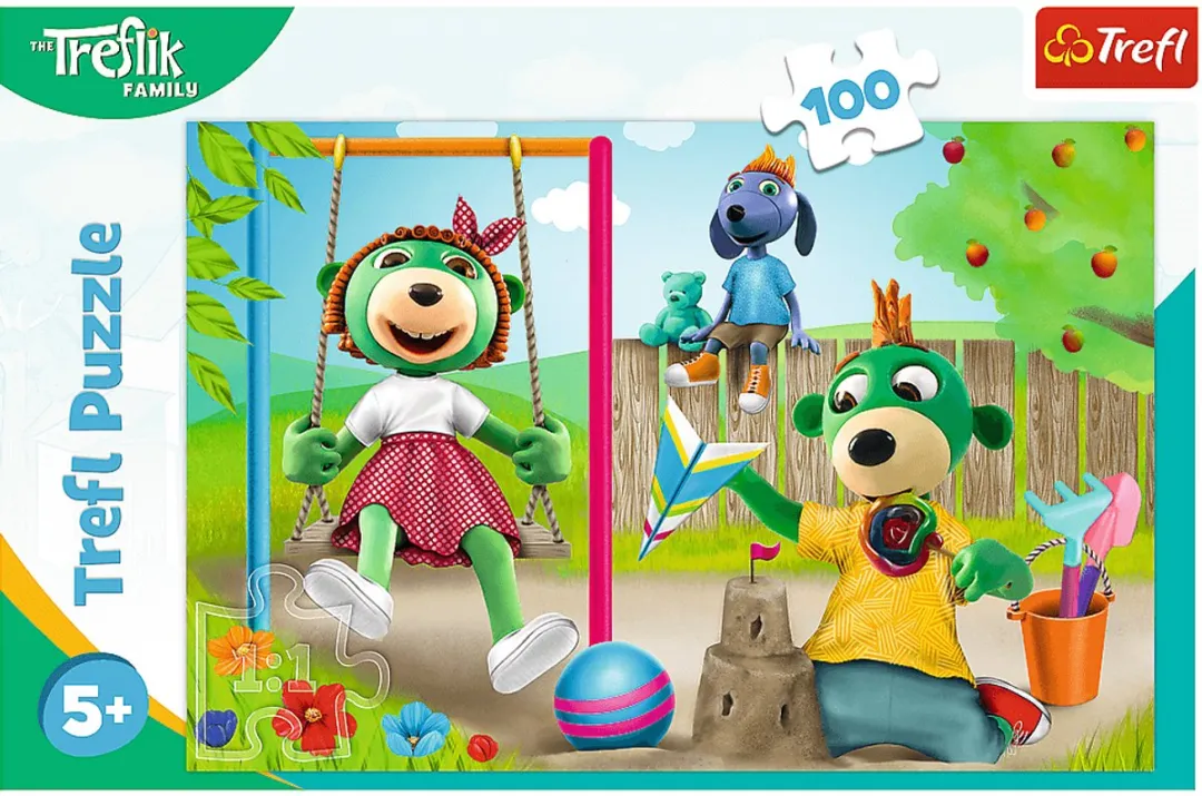 Trefl Treflik Familiepuzzel 100 Stuks - Multicolor