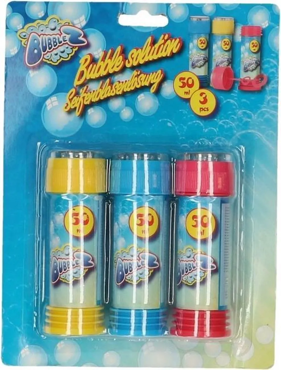 Eddy Toys Bellenblaas - 24 Stuks - 50ml - Multi