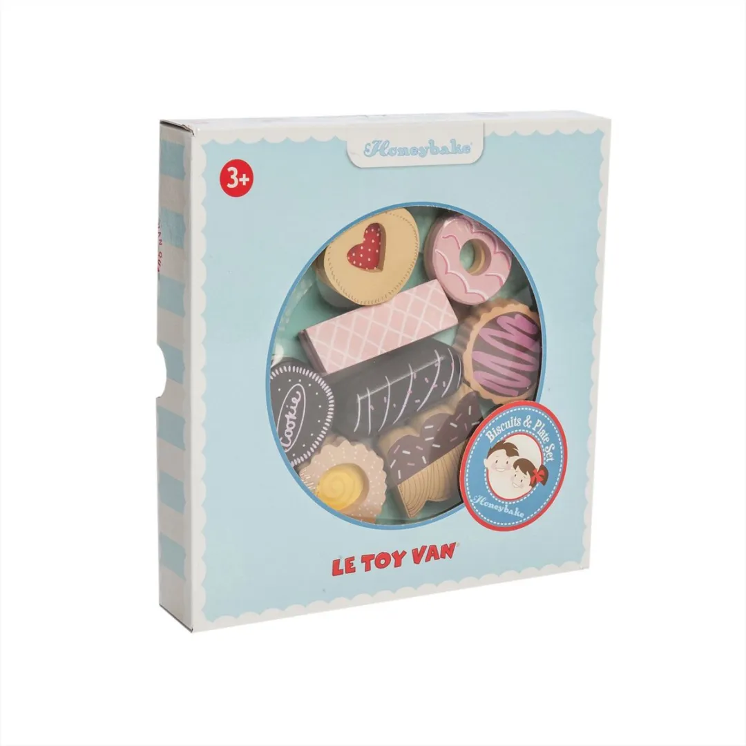 Le Toy Van Honeybake Biscuit and Plate Set LTV298