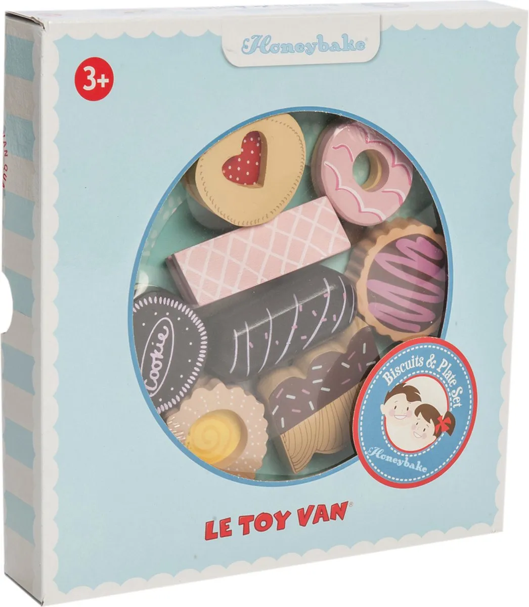Le Toy Van Honeybake Biscuit and Plate Set LTV298
