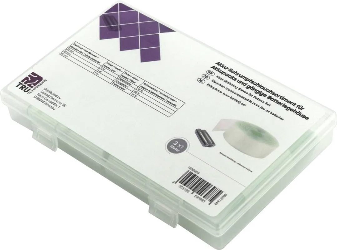 Tru Components TC-6793932 Accukrimpkous - Transparant - 3 Stuks