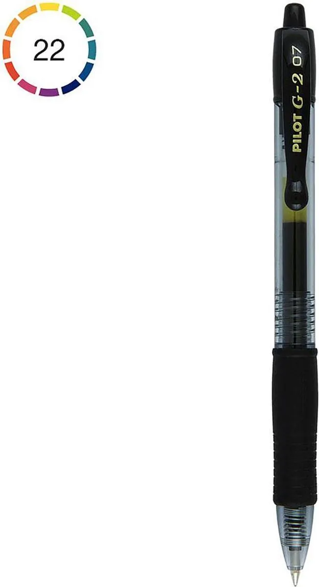 Pilot G2 Gelpen Medium Tip - 12 Stuks Zwart