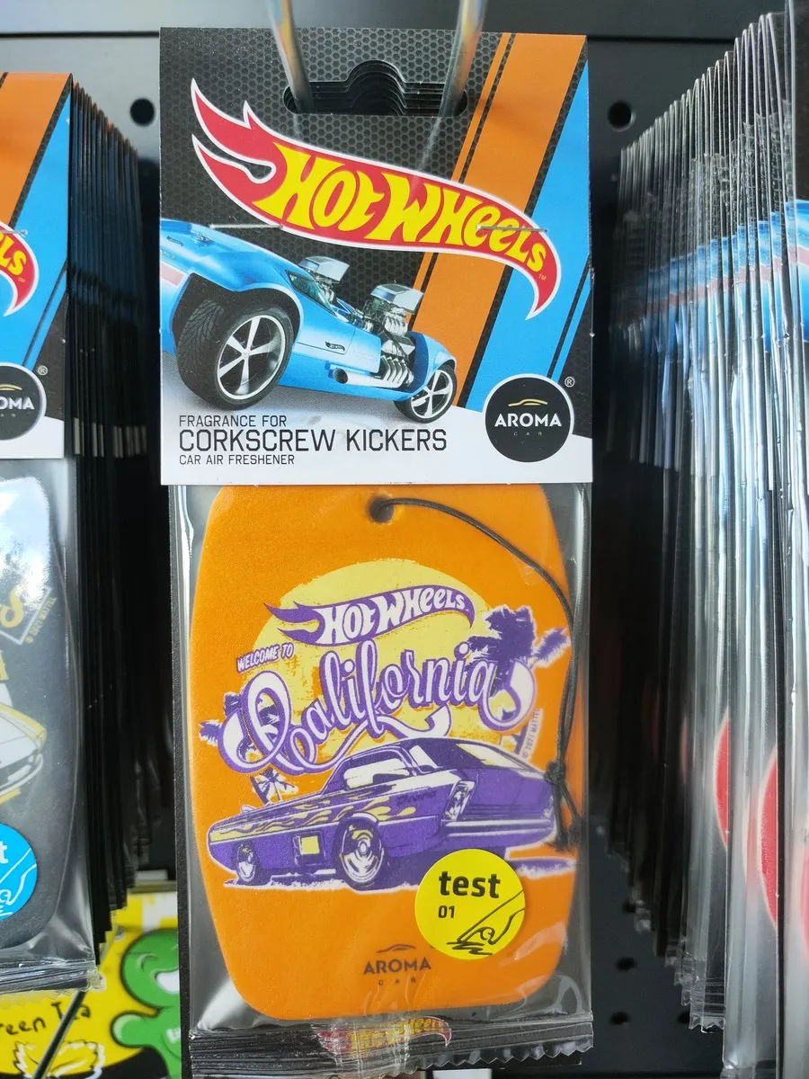 Hot Wheels Geurhanger Vanille