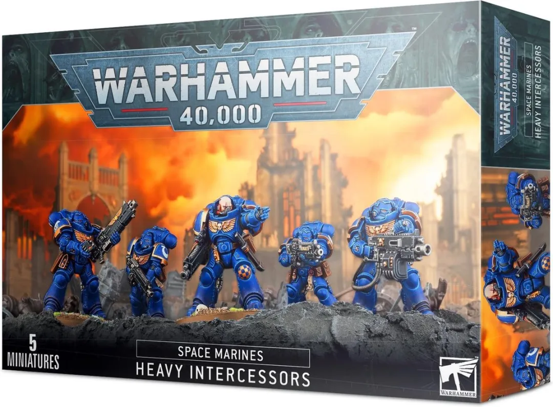 Games Workshop Warhammer 40k Space Marines Heavy Intercessors 120 Onderdelen