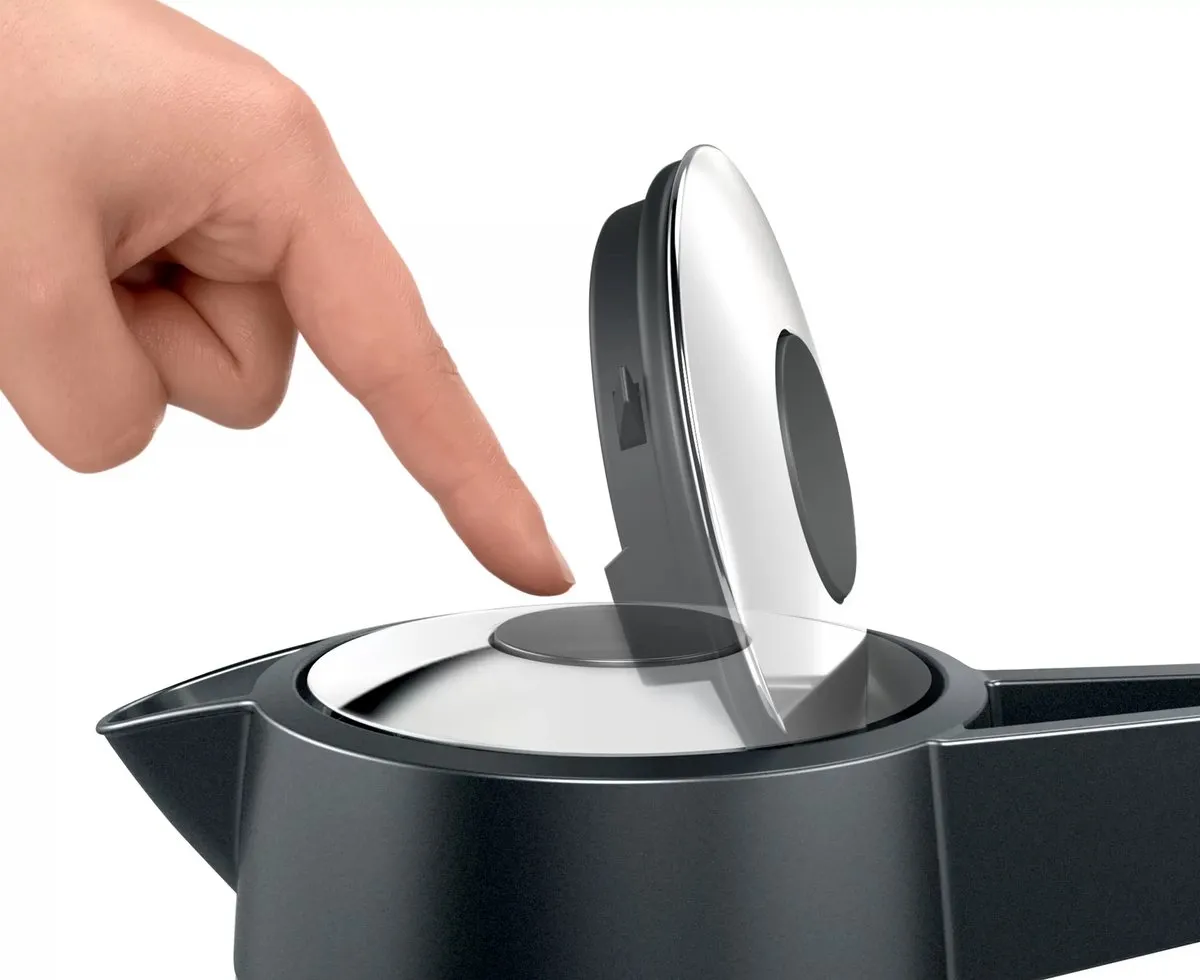 Bosch DesignLine Waterkoker 1,7L 2400W - Zwart/Zilver
