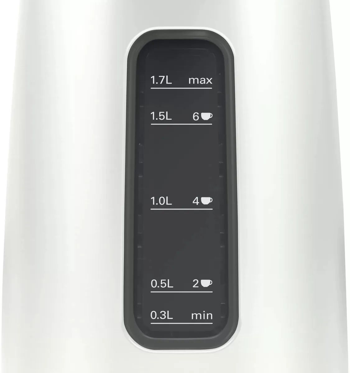 Bosch DesignLine Waterkoker 1,7L 2400W - Zwart/Zilver