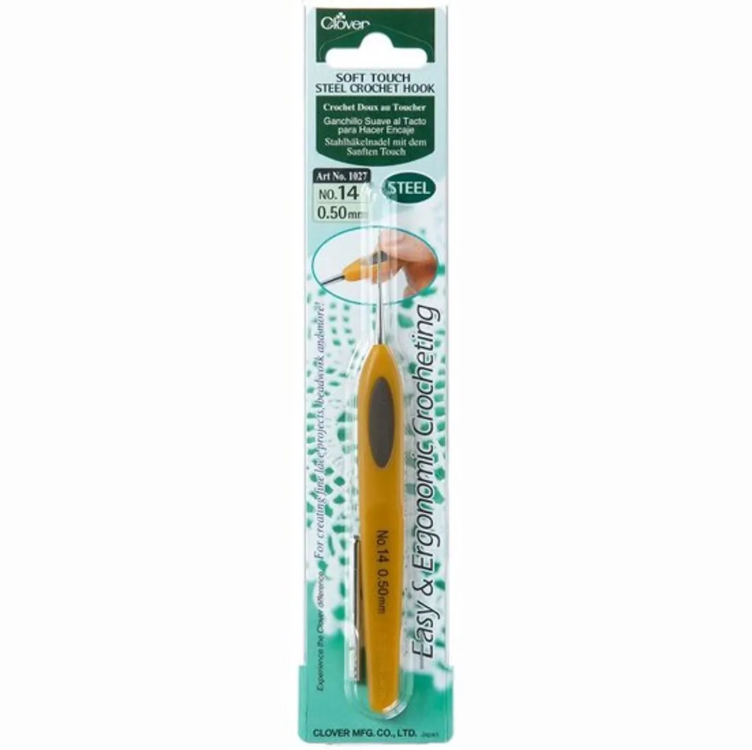 Clover Soft Touch Haaknaald 2,75mm - Goud