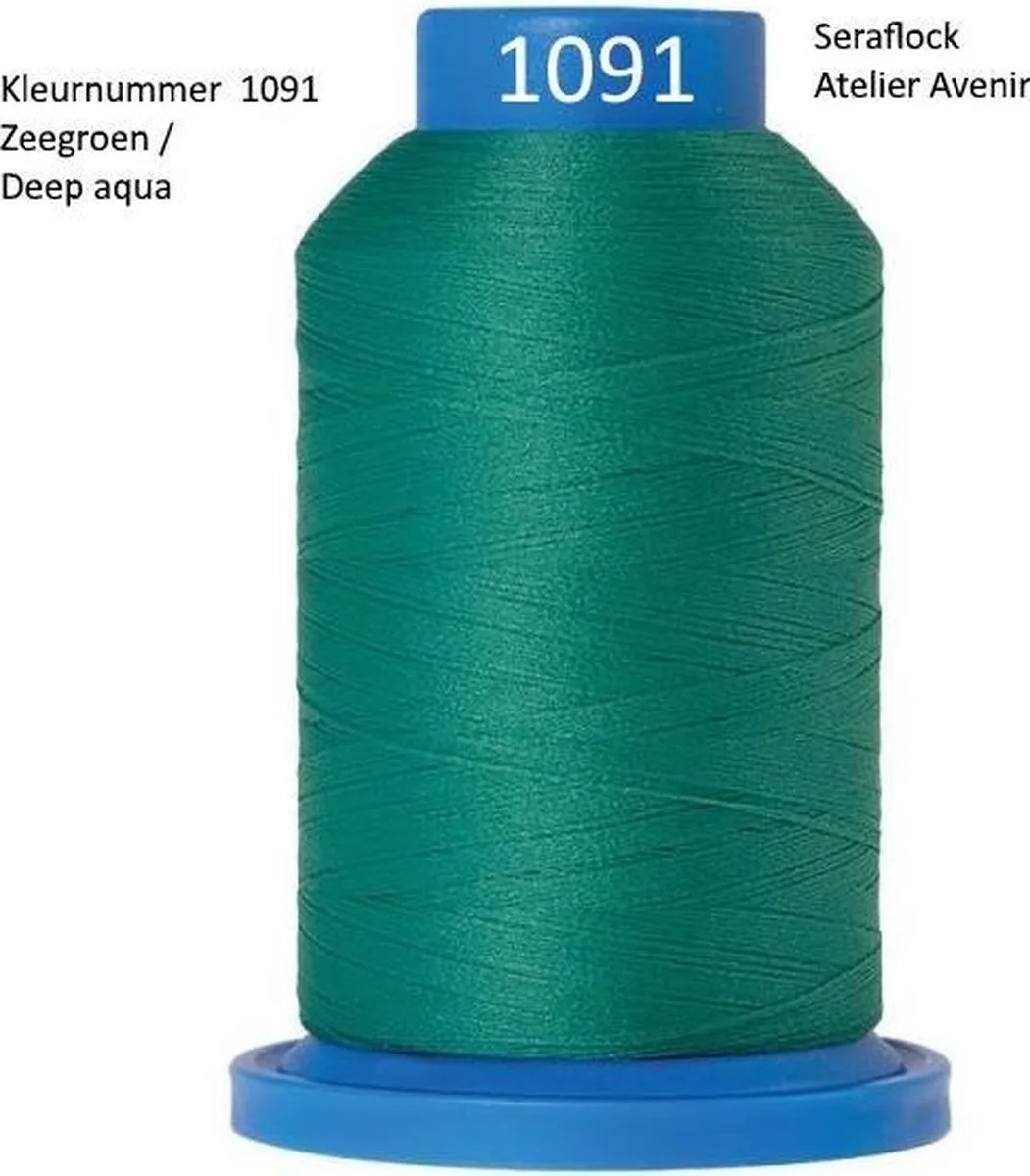 Amann Mettler Seraflock 1000mt Lockgaren - Diep Aqua