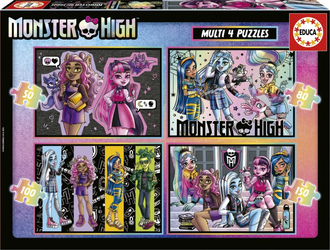 Educa Monster High Multipuzzle