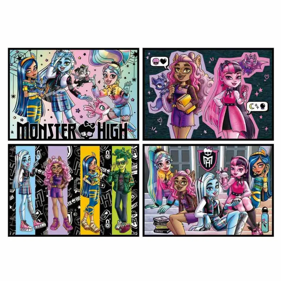 Educa Monster High Multipuzzle - Multicolor