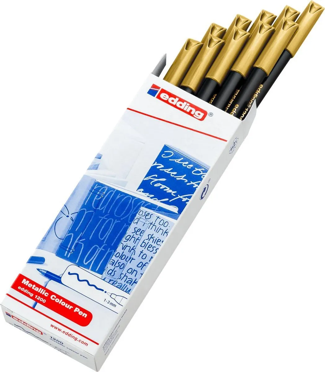 edding 1200 Goud Metallic Tekenstift