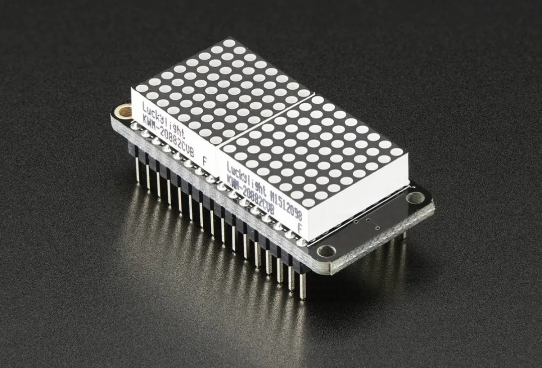 Adafruit 3151 0.8 inch 8x16 LED Matrix FeatherWing - Meerkleurig