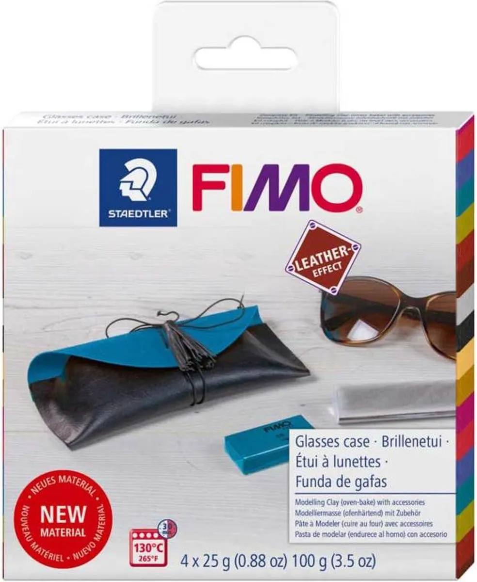 STAEDTLER Fimo Brillenhoesje Maken Leder-look