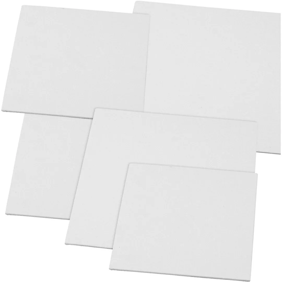 Creativ Company Wit Gespannen Canvas 15x15 & 20x20cm
