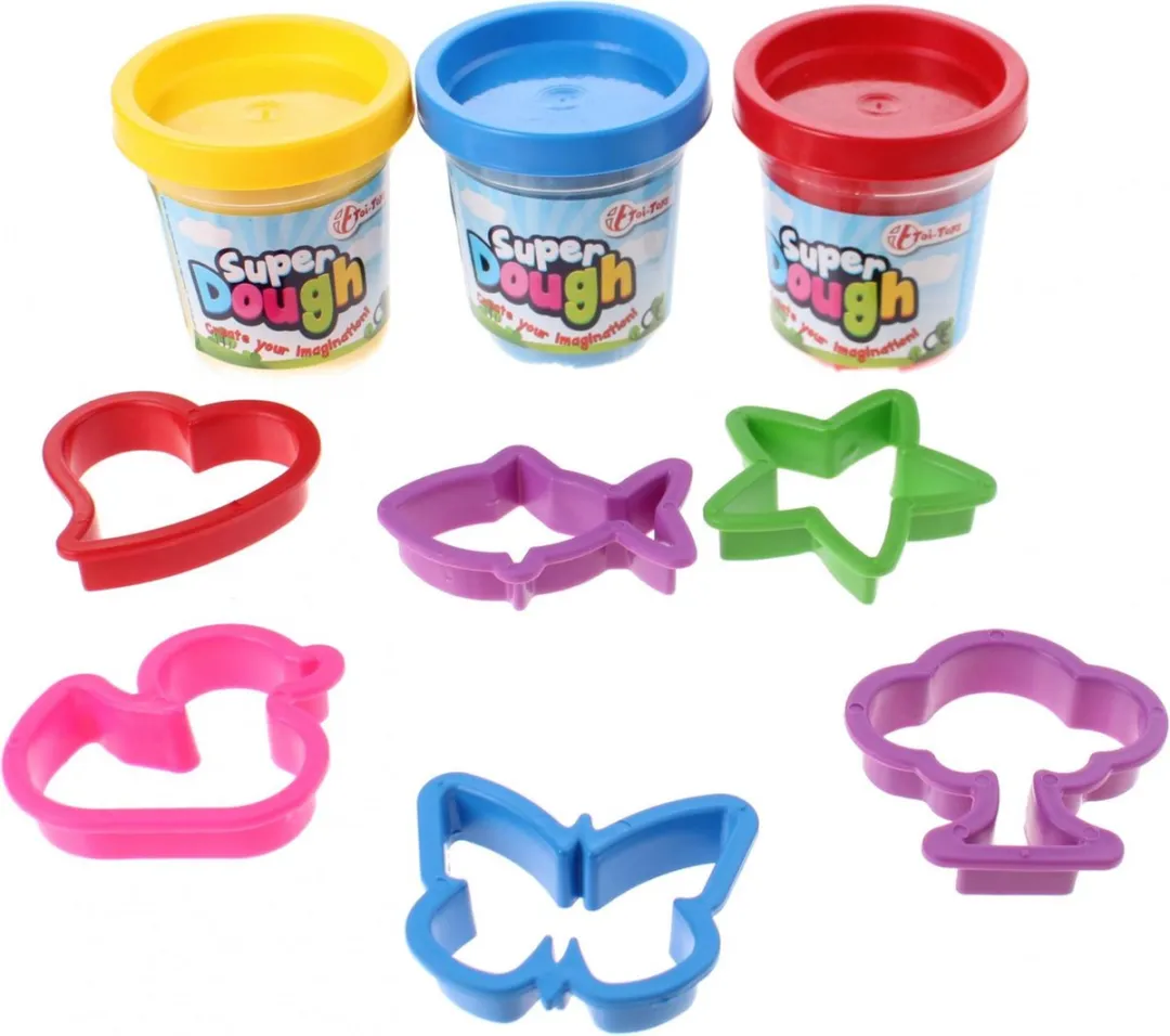 Toi-Toys Kleiset Uitsteekvormen 6 Stuks