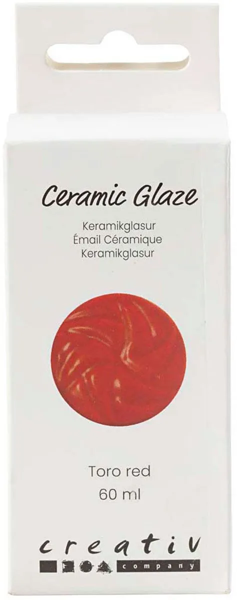 Creativ Company Keramiek Glazuur Toro Red 60ml