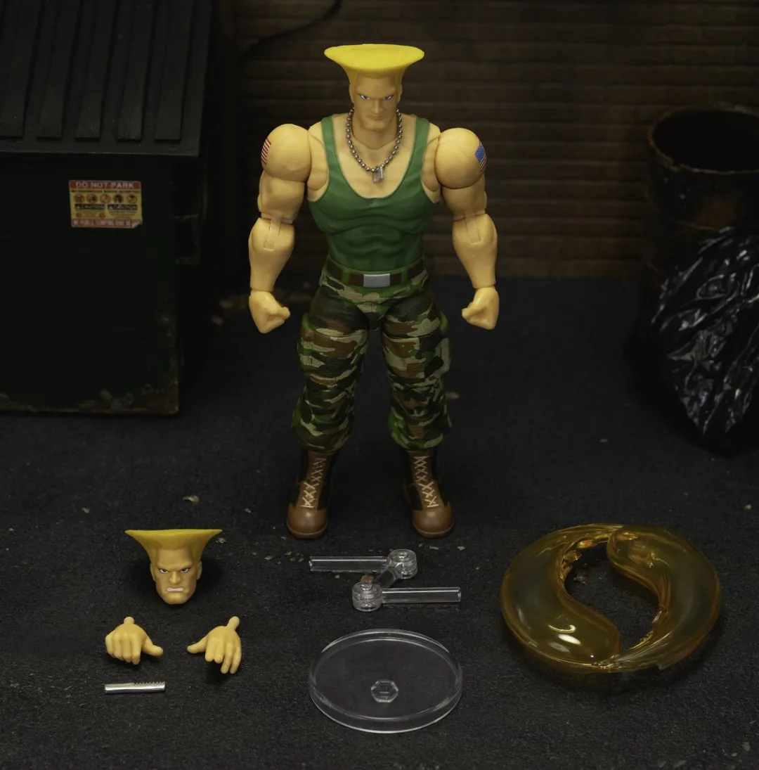 Jada Toys Ultra Street Fighter II Guile Action Figuur 15cm - Multi
