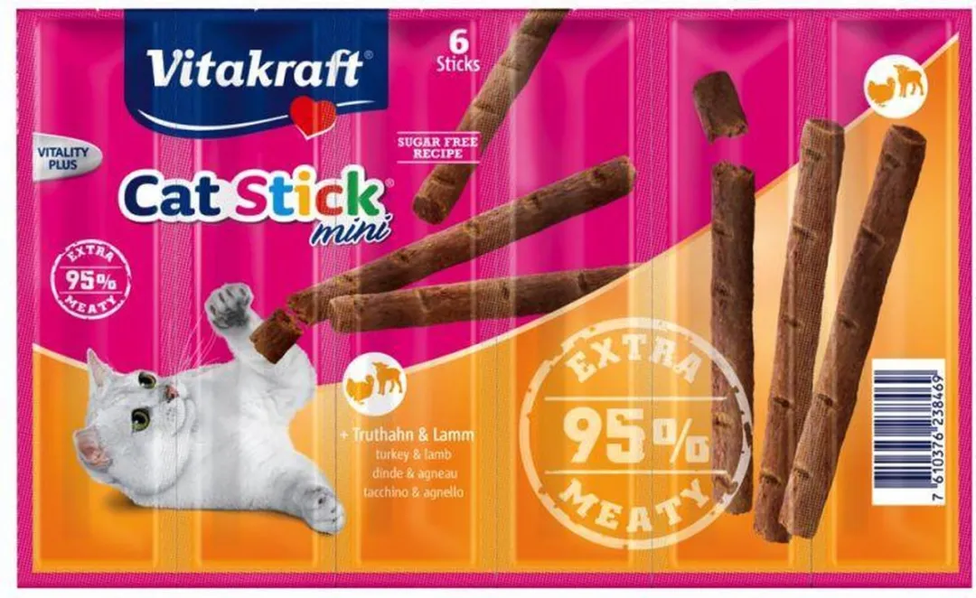 Vitakraft Cat Stick Kalkoen/Lam