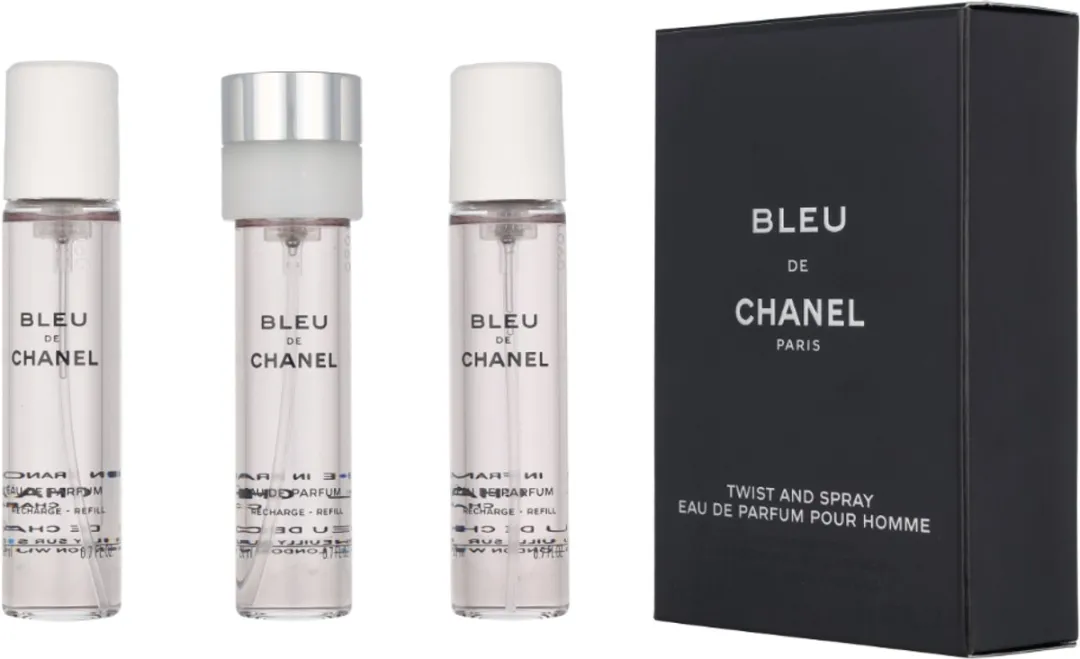 Chanel Bleu de Chanel Twist and Spray Refill - 3x20ml