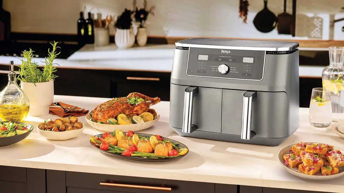 Ninja DZ400EU Dual Zone Airfryer 9,5L - Grijs