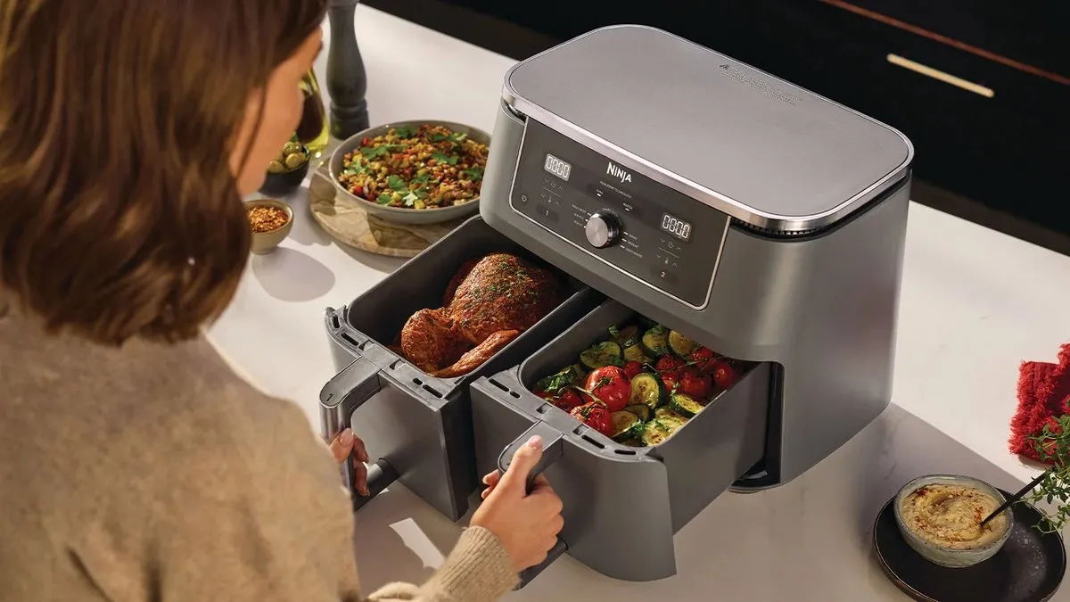 Ninja DZ400EU Dual Zone Airfryer 9,5L - Grijs
