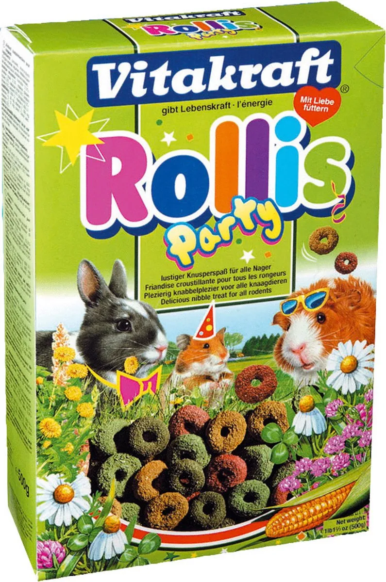 Vitakraft Party Rollis Knaagdiersnacks 500g