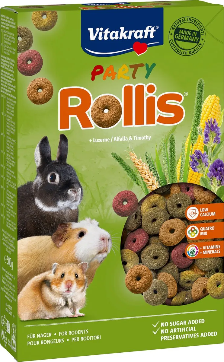 Vitakraft Party Rollis Knaagdiersnacks 500g