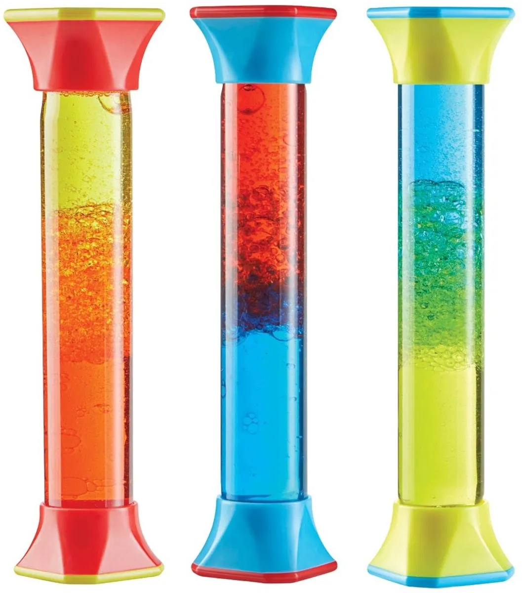 Learning Resources Sensorische Kleurenbuizen 3 Stuks - Rood