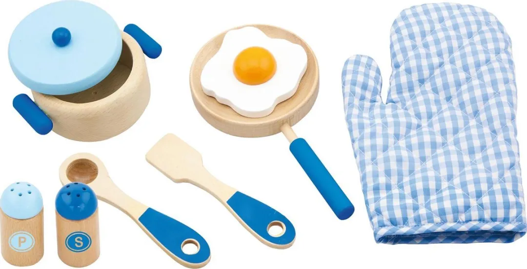 Viga Toys Kookset Ontbijtset Hout
