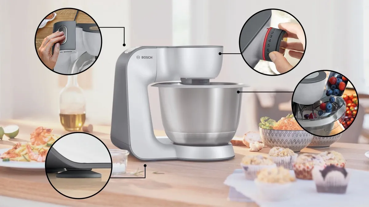 Bosch MUM58251 Keukenmachine 1000W - Wit