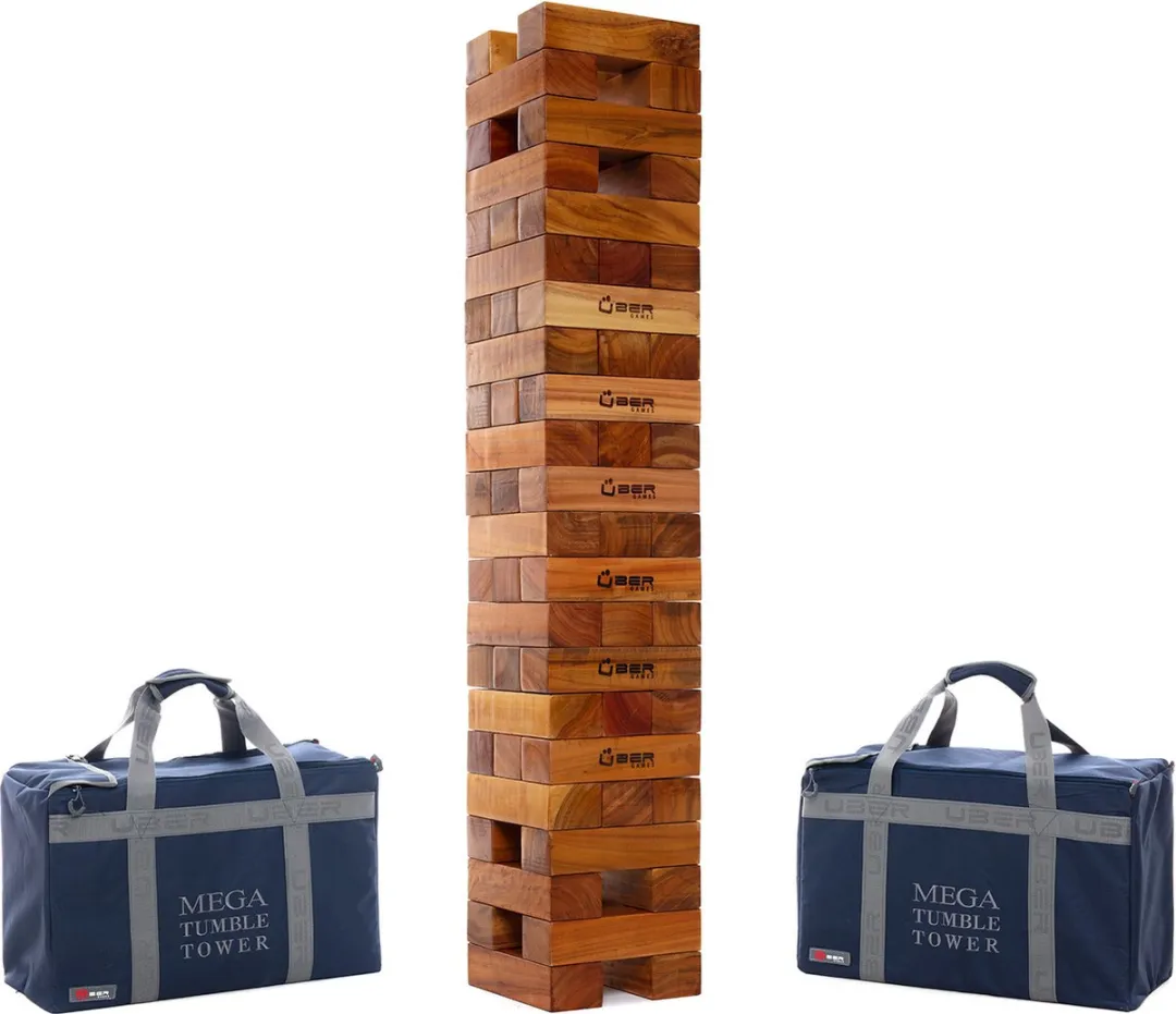 XL Mega Stapeltoren - tot 200 cm - ECO Hardhout Luxe en Compleet Klasse en Geweldig