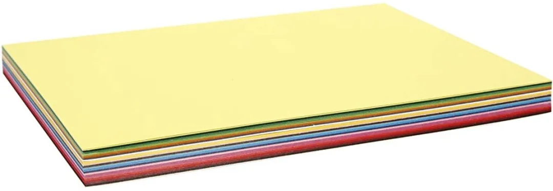Colortime Hobbykarton Multicolor A5 180g - 60 Vellen