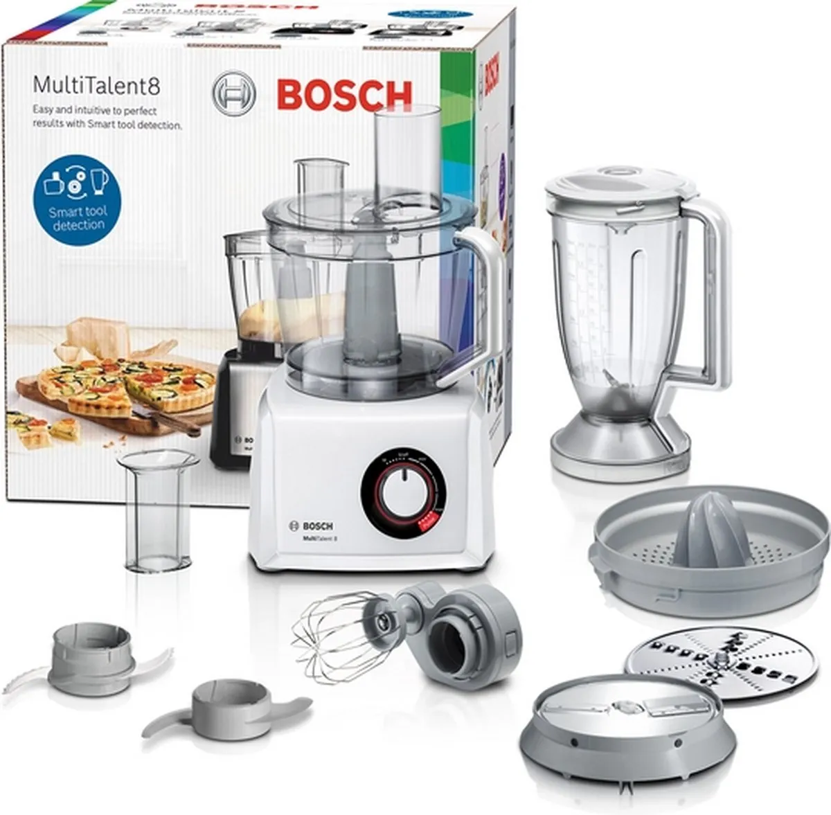 Bosch MultiTalent 8 MC812W620 Foodprocessor - 1100W - Wit