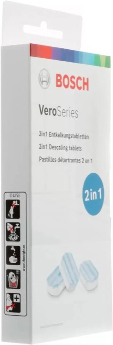 Bosch Vero Series Ontkalkingstabletten Tcz8002a - 3 Stuks