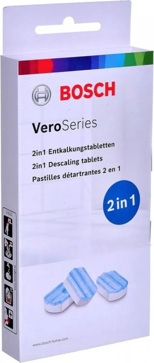 Bosch Vero Series Ontkalkingstabletten Tcz8002a - 3 Stuks