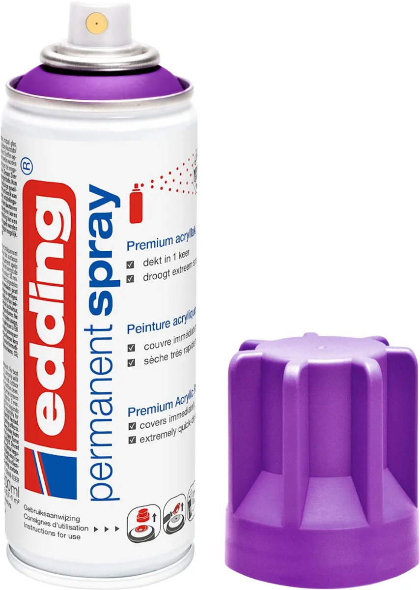 edding 5200 Spuitverf Bessenrood Mat 200ml