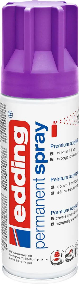 edding 5200 Spuitverf Bessenrood Mat 200ml